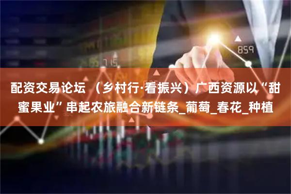 配资交易论坛 （乡村行·看振兴）广西资源以“甜蜜果业”串起农旅融合新链条_葡萄_春花_种植
