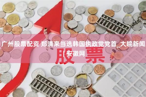 广州股票配资 郑清来当选韩国执政党党首_大皖新闻 | 安徽网