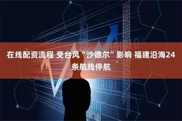 在线配资流程 受台风“沙德尔”影响 福建沿海24条航线停航